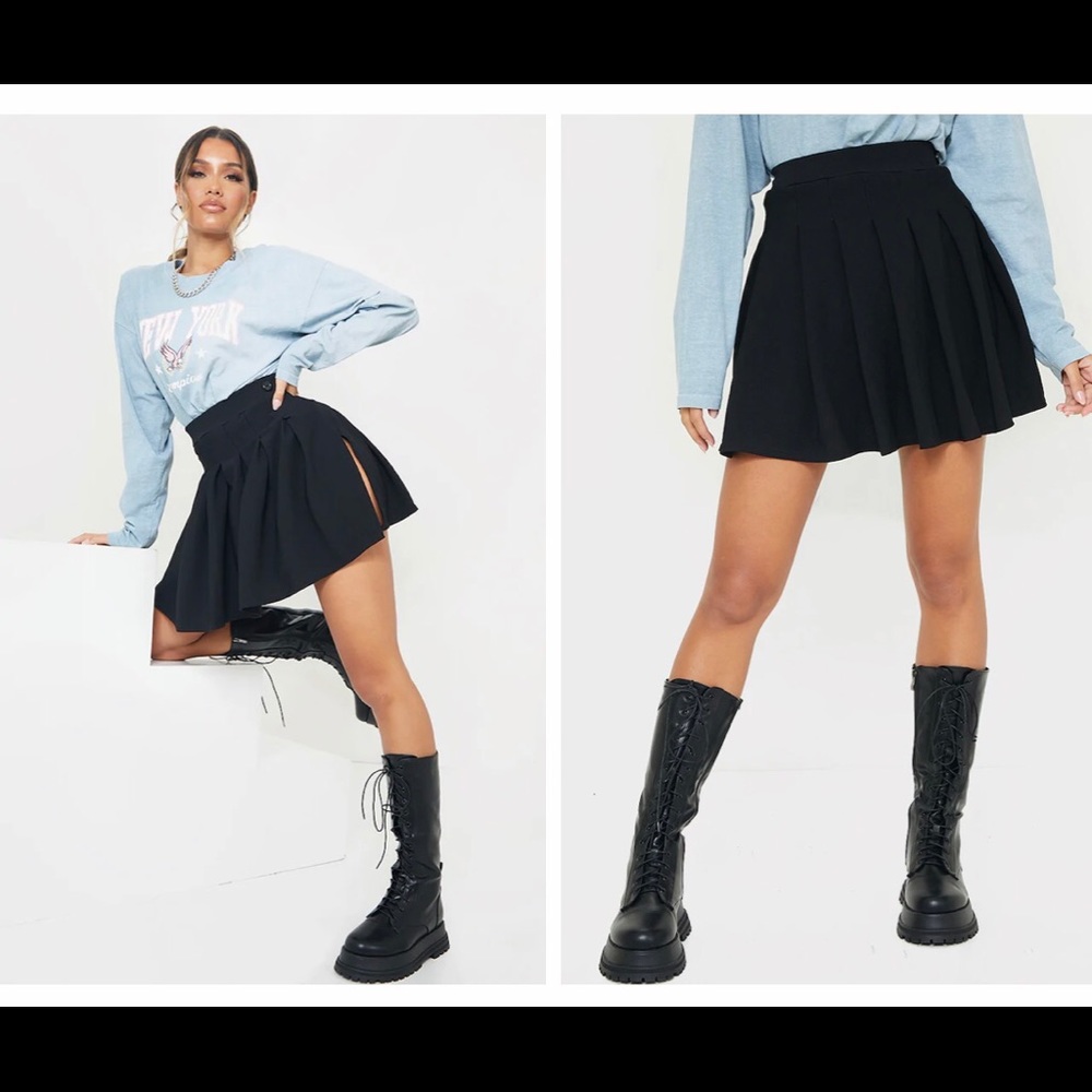 Black Tennis Skirt